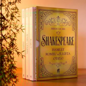 Segunda imagem do produto Biblioteca de Ouro | Shakespeare | Box com 3 Livros | William Shakespeare
