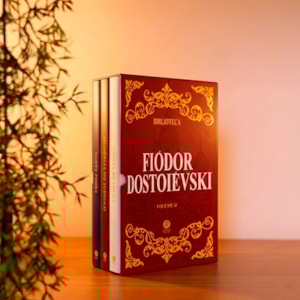 Segunda imagem do produto Biblioteca Fiódor Dostoiévski Volume II | Edição de Luxo | Box Com 3 Livros