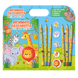 Bichinhos da Floresta Arte de Colorir | Livro Para Colorir