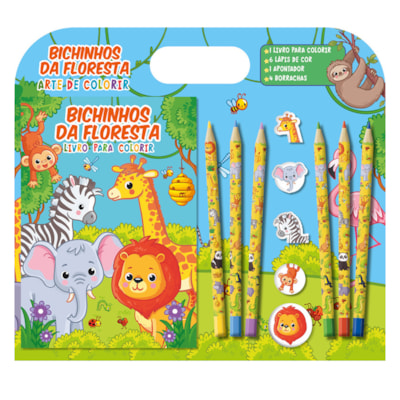 Bichinhos da Floresta Arte de Colorir | Livro Para Colorir