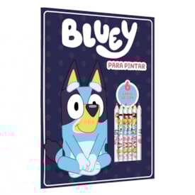 Bluey | Para Pintar | 6 Lápis de Cor