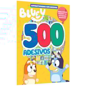 Bluey Superatividades com Adesivos | 500 Adesivos