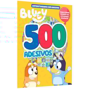 Bluey Superatividades com Adesivos | 500 Adesivos