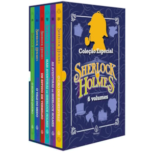 Box com 6 livros | Coleção Especial Sherlock Holmes