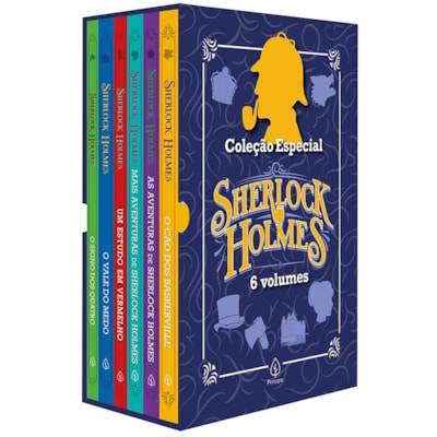 Box com 6 livros | Coleção Especial Sherlock Holmes