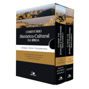 Box Comentário histórico-cultural da Bíblia (AT e NT)
