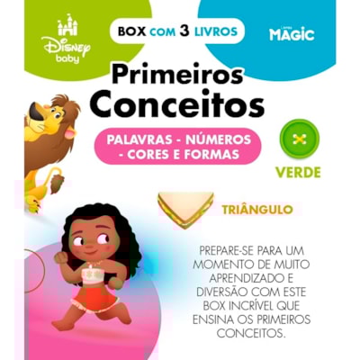 Segunda imagem do produto Box Disney Baby | Primeiros Conceitos | Palavras, Números, Cores e Formas