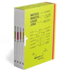 Segunda imagem do produto Box os evangelhos comentados por:______. JesusCopy (Livro)