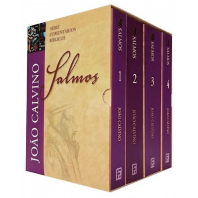 Box Salmos 1 a 4 | Série Comentários Bíblicos | João Calvino