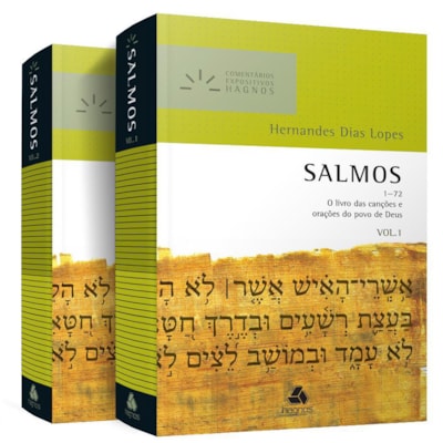 Segunda imagem do produto Box Salmos Vol. 1 e 2 | Comentários Expositivo | Hernandes Dias Lopes