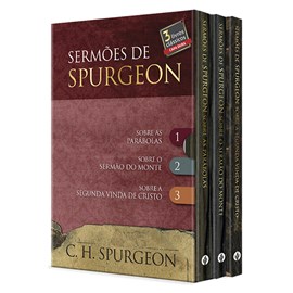 Box Sermões de Spurgeon | 3 Livros Capa Dura