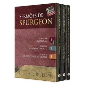 Box Sermões de Spurgeon | 3 Livros Capa Dura