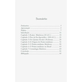 Segunda imagem do produto Breve História do Movimento Pentecostal | José de Oliveira