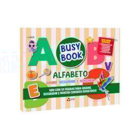 Busy Book Alfabeto | Grude Desgrude e Aprenda