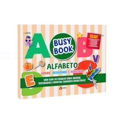 Busy Book Alfabeto | Grude Desgrude e Aprenda