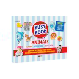 Busy Book Animais | Grude Desgrude e Aprenda