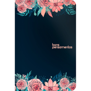 Segunda imagem do produto Caderno com Bons Pensamentos | Capa Dura Rosas