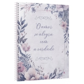 Caderno de Fé | 1 Corintios 13:4-7 | Capa Dura Espiral