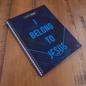 Segunda imagem do produto Caderno de Fé | I Belong To Jesus | Capa Dura Espiral