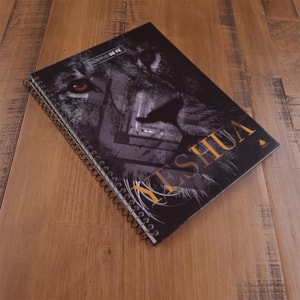 Segunda imagem do produto Caderno de Fé | Yeshua | Capa Dura Espiral