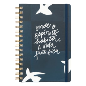Caderno Espírito | Pássaros | Azul