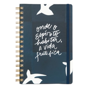 Caderno Espírito | Pássaros | Azul