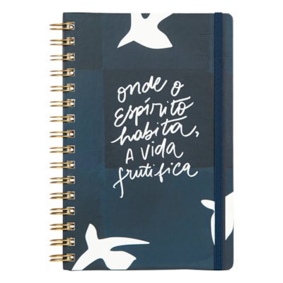 Caderno Espírito | Pássaros | Azul