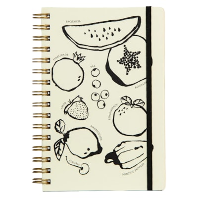 Caderno Fruto do Espírito | Frutos| Bege