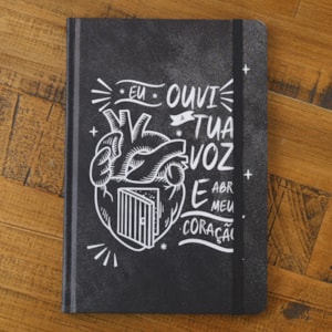 Segunda imagem do produto Caderno Moleskine | Com Pauta | Capa Abri Meu Coração