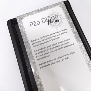 Caderno Pão Diário Notas | Capa Preta