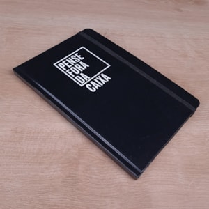 Segunda imagem do produto Caderno para Anotações com Pauta | Pense Fora da Caixa | Capa Dura