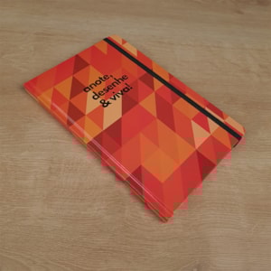 Segunda imagem do produto Caderno para Anotações sem Pauta | Anote, Desenhe e Viva | Capa Dura