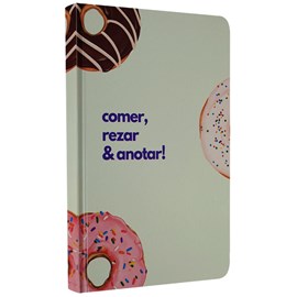 Caderno para Anotações sem Pauta | Comer, Rezar e Amar | Capa Dura