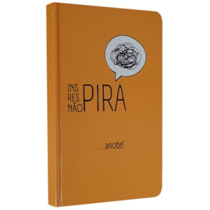 Caderno para Anotações sem Pauta | Inspira, Respira, Não Pira | Capa Dura