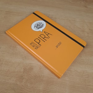 Segunda imagem do produto Caderno para Anotações sem Pauta | Inspira, Respira, Não Pira | Capa Dura