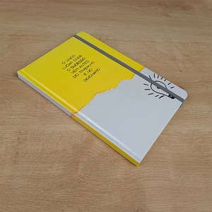 Caderno para Anotações sem Pauta | Lâmpada | Capa Dura
