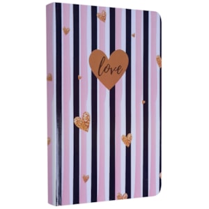 Caderno para Anotações sem Pauta | Love Listras | Capa Dura