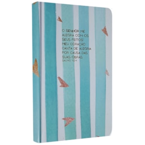 Caderno para Anotações sem Pauta | Salmos 92:4 | Capa Dura
