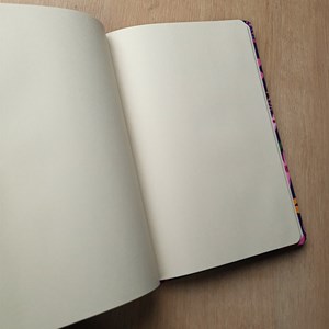 Caderno para Anotações sem Pauta | Work, Fun, Note | Capa Dura