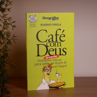 Segunda imagem do produto Café com Deus | Em Cartuns | Rubinho Pirola