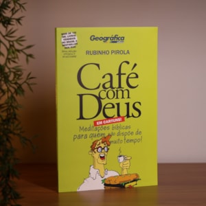 Segunda imagem do produto Café com Deus | Em Cartuns | Rubinho Pirola