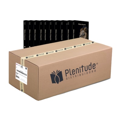 Caixa com 10 Bíblias Pequena | ARC | Capa Brochura Leão Alteza