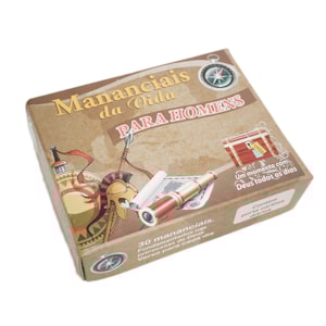 Caixinha de Versículos Diários | Mananciais de Vida Para Homens | Marrom