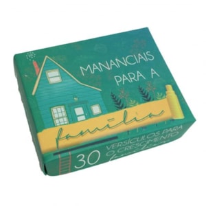 Caixinha de Versículos Diários | Mananciais para a Família | Verde