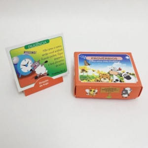 Segunda imagem do produto Caixinha de Versículos Diários | Provérbios | Laranja