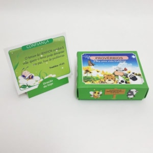 Segunda imagem do produto Caixinha de Versículos Diários | Provérbios | Verde