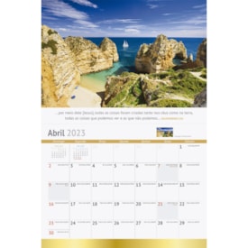 Segunda imagem do produto Calendário de Parede 2023 | Terras Bíblicas | Pão Diário