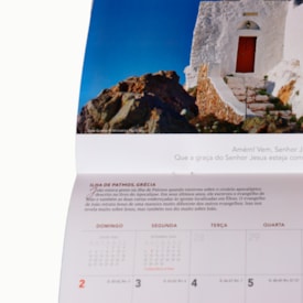 Segunda imagem do produto Calendário de Parede 2026  | Terras Bíblicas | Pão Diário