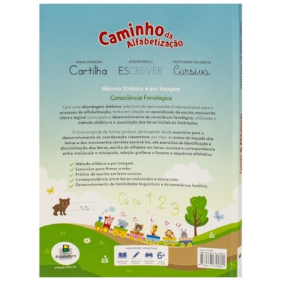 Segunda imagem do produto Caminho da Alfabetização: Praticando Caligrafia Cursiva | Todolivro