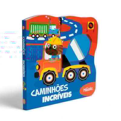 Caminhões Incríveis | Livros Magic | Cartonado Recortado